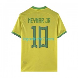 Dres Brazil Neymar JR 10 Domaći World Cup 2022 Kratkih Rukava - Muški Dres Brazil Neymar JR 10 Domaći World Cup 2022 Kratkih Rukava - Muški