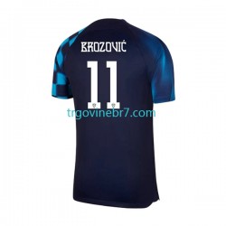Dres Hrvatska Brozovic 11 Gostujući World Cup 2022 Kratkih Rukava - Muški Dres Hrvatska Brozovic 11 Gostujući World Cup 2022 Kratkih Rukava - Muški