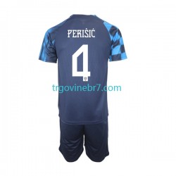 Dres Hrvatska Perisic 4 Gostujući World Cup 2022 Kratkih Rukava - Dječji Dres Hrvatska Perisic 4 Gostujući World Cup 2022 Kratkih Rukava - Dječji