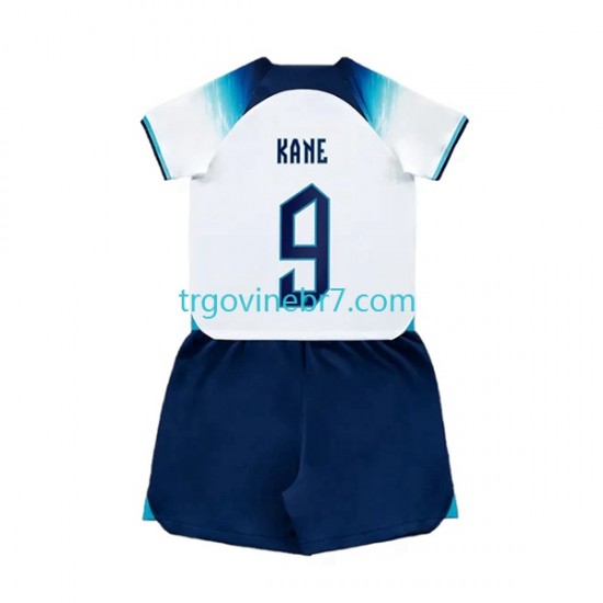 Dres Engleska Kane 9 Domaći World Cup 2022 Kratkih Rukava - Dječji