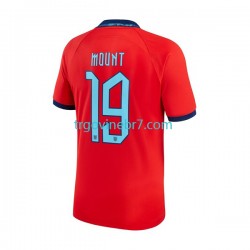 Dres Engleska Mount 19 Gostujući World Cup 2022 Kratkih Rukava - Muški Dres Engleska Mount 19 Gostujući World Cup 2022 Kratkih Rukava - Muški