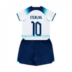 Dres Engleska Sterling 10 Domaći World Cup 2022 Kratkih Rukava - Dječji Dres Engleska Sterling 10 Domaći World Cup 2022 Kratkih Rukava - Dječji