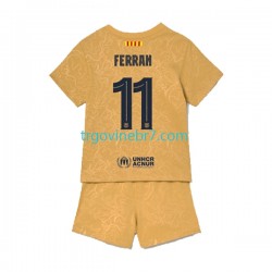 Dres FC Barcelona Ferran Torres 11 Gostujući 2022-2023 Kratkih Rukava - Dječji
