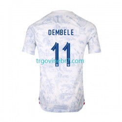 Dres Francuska Dembele 11 Gostujući World Cup 2022 Kratkih Rukava - Muški Dres Francuska Dembele 11 Gostujući World Cup 2022 Kratkih Rukava - Muški