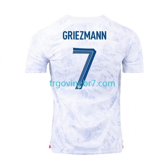 Dres Francuska Griezmann 7 Gostujući World Cup 2022 Kratkih Rukava - Muški