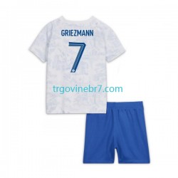 Dres Francuska Griezmann 7 Gostujući World Cup 2022 Kratkih Rukava - Dječji Dres Francuska Griezmann 7 Gostujući World Cup 2022 Kratkih Rukava - Dječji
