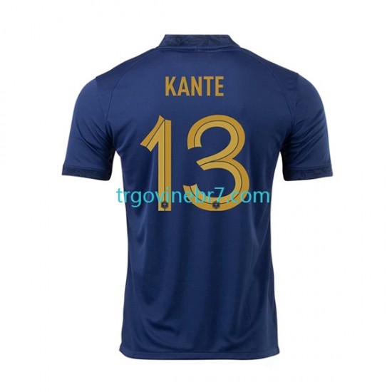 Dres Francuska Kante 13 Domaći World Cup 2022 Kratkih Rukava - Muški