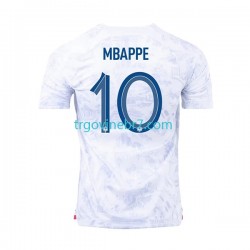 Dres Francuska Mbappé 10 Gostujući World Cup 2022 Kratkih Rukava - Muški Dres Francuska Mbappé 10 Gostujući World Cup 2022 Kratkih Rukava - Muški