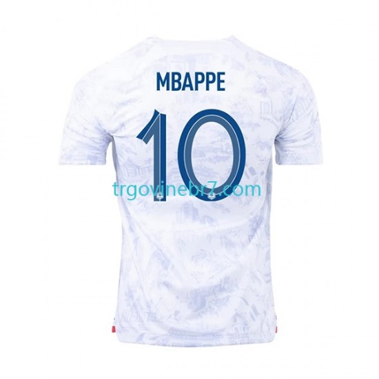 Dres Francuska Mbappé 10 Gostujući World Cup 2022 Kratkih Rukava - Muški