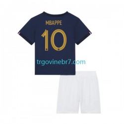 Dres Francuska Mbappé 10 Domaći World Cup 2022 Kratkih Rukava - Dječji Dres Francuska Mbappé 10 Domaći World Cup 2022 Kratkih Rukava - Dječji