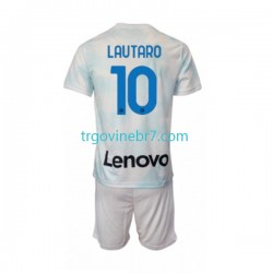 Dres Inter Milan Lautaro Martinez 10 Gostujući 2022-2023 Kratkih Rukava - Dječji
