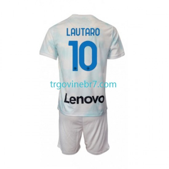 Dres Inter Milan Lautaro Martinez 10 Gostujući 2022-2023 Kratkih Rukava - Dječji