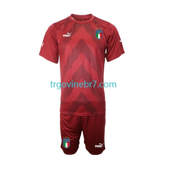 Golmanski Dres - Dres Italija Gostujući 2022-2023 Kratkih Rukava - Dječji