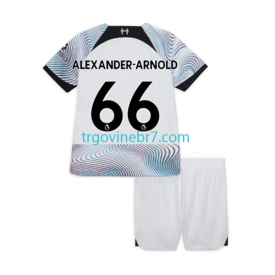 Dres Liverpool Alexander-Arnold 66 Gostujući 2022-2023 Kratkih Rukava - Dječji