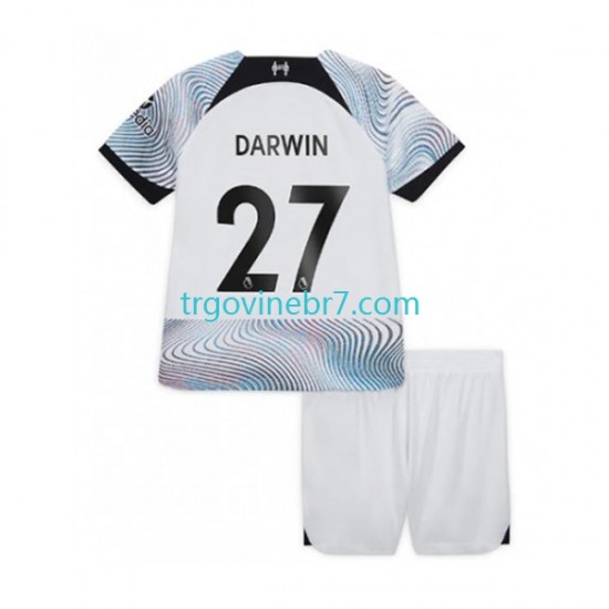 Dres Liverpool Darwin Nunez 27 Gostujući 2022-2023 Kratkih Rukava - Dječji
