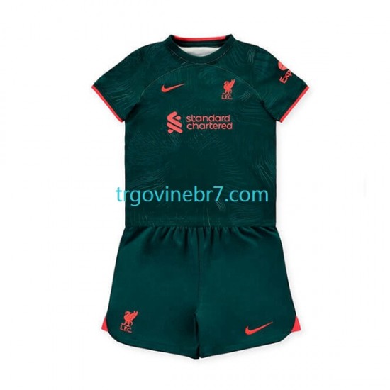 Dres Liverpool Treći 2022-2023 Kratkih Rukava - Dječji