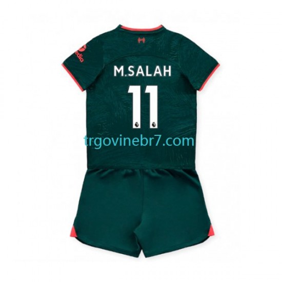 Dres Liverpool M.Salah 11 Treći 2022-2023 Kratkih Rukava - Dječji