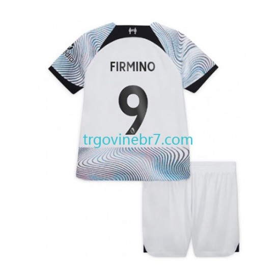 Dres Liverpool Roberto Firmino 9 Gostujući 2022-2023 Kratkih Rukava - Dječji