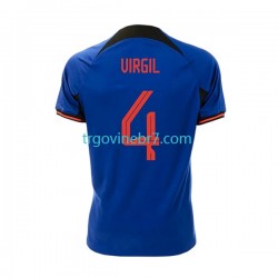 Dres Nizozemska Virgil 4 Gostujući World Cup 2022 Kratkih Rukava - Muški
