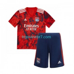 Dres Olympique Lyonnais Gostujući 2022-2023 Kratkih Rukava - Dječji Dres Olympique Lyonnais Gostujući 2022-2023 Kratkih Rukava - Dječji