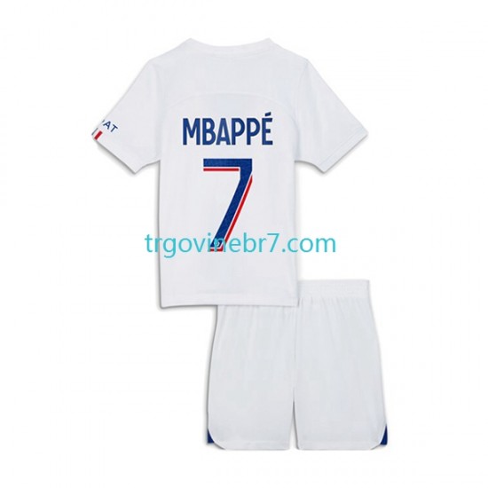 Dres Paris Saint-Germain Mbappé 7 Treći 2022-2023 Kratkih Rukava - Dječji