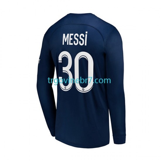 Dres Paris Saint-Germain Messi 30 Domaći 2022-2023 Dugim Rukavima - Muški
