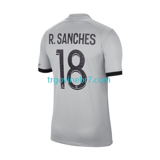 Dres Paris Saint-Germain R.Sanches 18 Gostujući 2022-2023 Kratkih Rukava - Muški