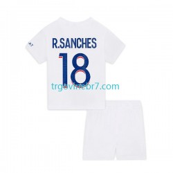 Dres Paris Saint-Germain R.Sanches 18 Treći 2022-2023 Kratkih Rukava - Dječji