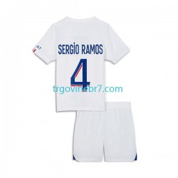 Dres Paris Saint-Germain Sergio Ramos 4 Treći 2022-2023 Kratkih Rukava - Dječji