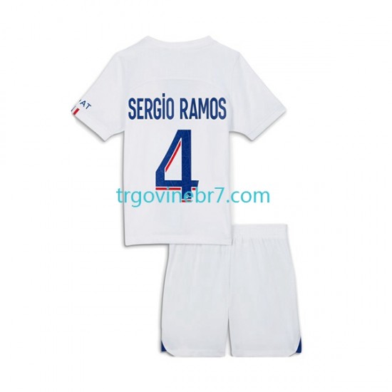 Dres Paris Saint-Germain Sergio Ramos 4 Treći 2022-2023 Kratkih Rukava - Dječji