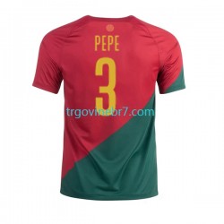 Dres Portugal PEPE 3 Domaći World Cup 2022 Kratkih Rukava - Muški Dres Portugal PEPE 3 Domaći World Cup 2022 Kratkih Rukava - Muški