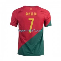 Dres Portugal Ronaldo 7 Domaći World Cup 2022 Kratkih Rukava - Muški Dres Portugal Ronaldo 7 Domaći World Cup 2022 Kratkih Rukava - Muški