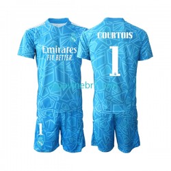 Golmanski Dres - Dres Real Madrid Courtois 1 Domaći 2022-2023 Kratkih Rukava - Dječji