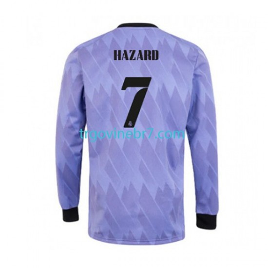 Dres Real Madrid Eden Hazard 7 Gostujući 2022-2023 Dugim Rukavima - Muški