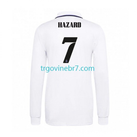 Dres Real Madrid Eden Hazard 7 Domaći 2022-2023 Dugim Rukavima - Muški