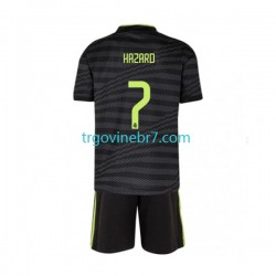 Dres Real Madrid Eden Hazard 7 Treći 2022-2023 Kratkih Rukava - Dječji
