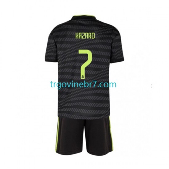 Dres Real Madrid Eden Hazard 7 Treći 2022-2023 Kratkih Rukava - Dječji