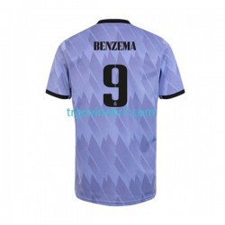 Dres Real Madrid Karim Benzema 9 Gostujući 2022-2023 Kratkih Rukava - Muški Dres Real Madrid Karim Benzema 9 Gostujući 2022-2023 Kratkih Rukava - Muški
