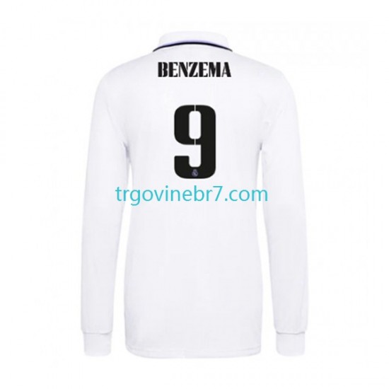 Dres Real Madrid Karim Benzema 9 Domaći 2022-2023 Dugim Rukavima - Muški