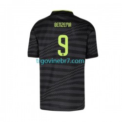 Dres Real Madrid Karim Benzema 9 Treći 2022-2023 Kratkih Rukava - Muški Dres Real Madrid Karim Benzema 9 Treći 2022-2023 Kratkih Rukava - Muški