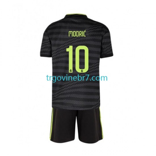 Dres Real Madrid Modrić 10 Treći 2022-2023 Kratkih Rukava - Dječji