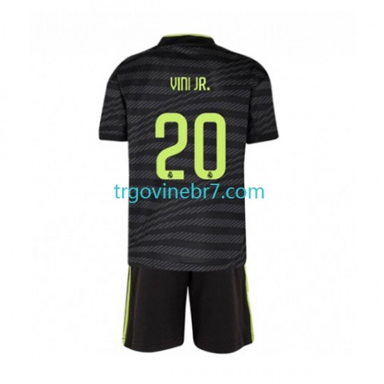 Dres Real Madrid Vinicius Junior 20 Treći 2022-2023 Kratkih Rukava - Dječji