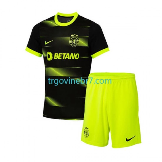 Dres Sporting CP Gostujući 2022-2023 Kratkih Rukava - Dječji