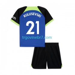 Dres Tottenham Hotspur Dejan Kulusevski 21 Gostujući 2022-2023 Kratkih Rukava - Dječji Dres Tottenham Hotspur Dejan Kulusevski 21 Gostujući 2022-2023 Kratkih Rukava - Dječji