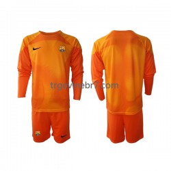 Golmanski Dres - Dres FC Barcelona Treći 2022-2023 Dugim Rukavima - Dječji