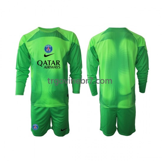 Golmanski Dres - Dres Paris Saint-Germain Domaći 2022-2023 Dugim Rukavima - Dječji