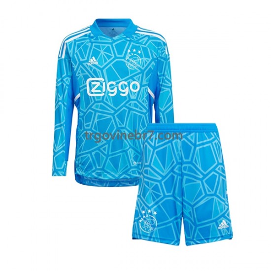 Golmanski Dres - Dres AFC Ajax Domaći 2022-2023 Dugim Rukavima - Dječji