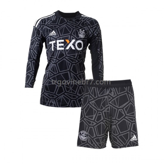 Golmanski Dres - Dres Aberdeen Gostujući 2022-2023 Dugim Rukavima - Dječji