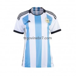 Dres Argentina Domaći World Cup 2022 Kratkih Rukava - Ženska Dres Argentina Domaći World Cup 2022 Kratkih Rukava - Ženska