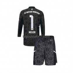 Golmanski Dres - Dres FC Bayern München Manuel Neuer 1 Gostujući 2022-2023 Dugim Rukavima - Dječji Golmanski Dres - Dres FC Bayern München Manuel Neuer 1 Gostujući 2022-2023 Dugim Rukavima - Dječji